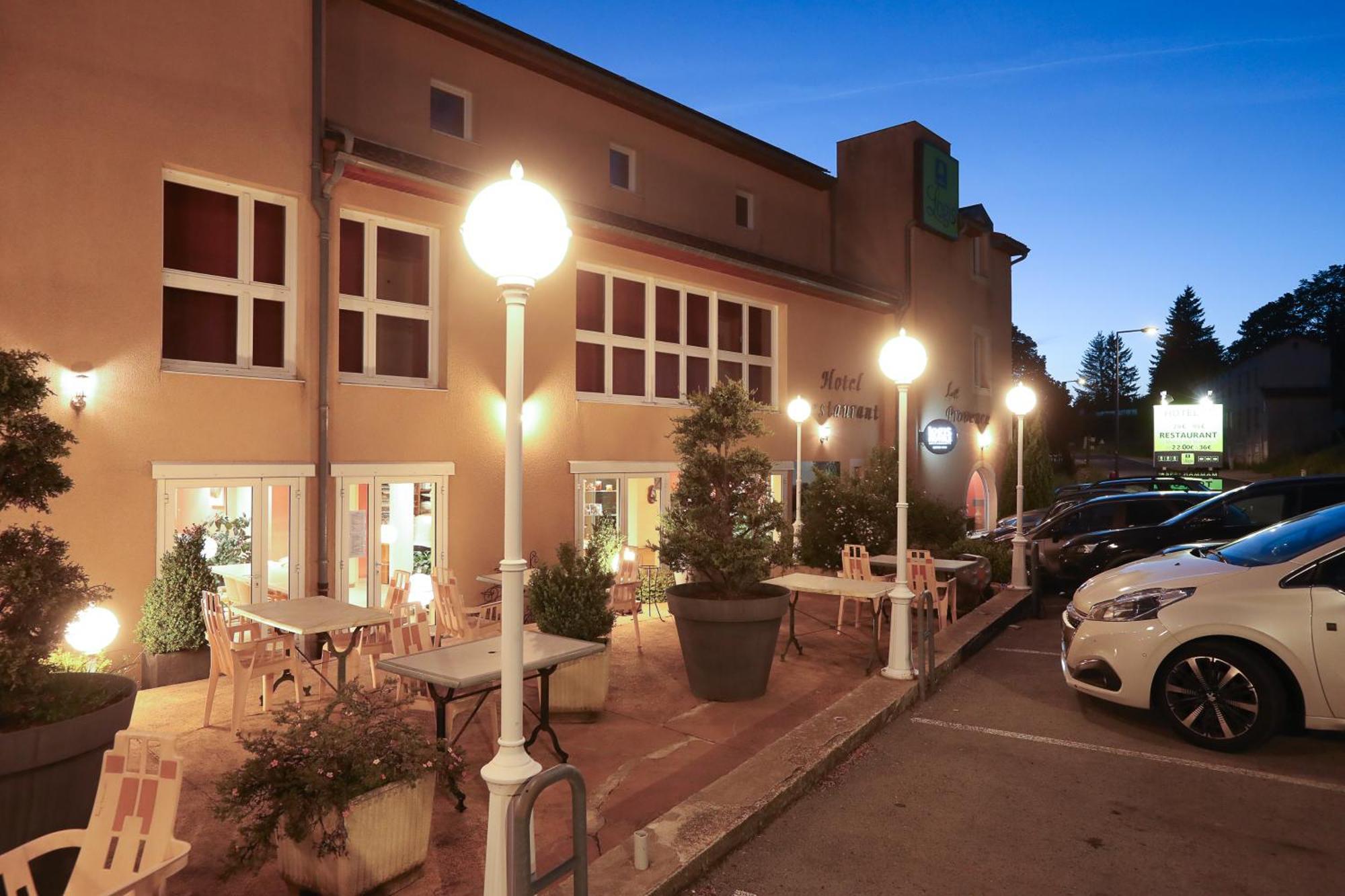 Logis Hotel Spa Restaurant Le Provence Lanarce Luaran gambar
